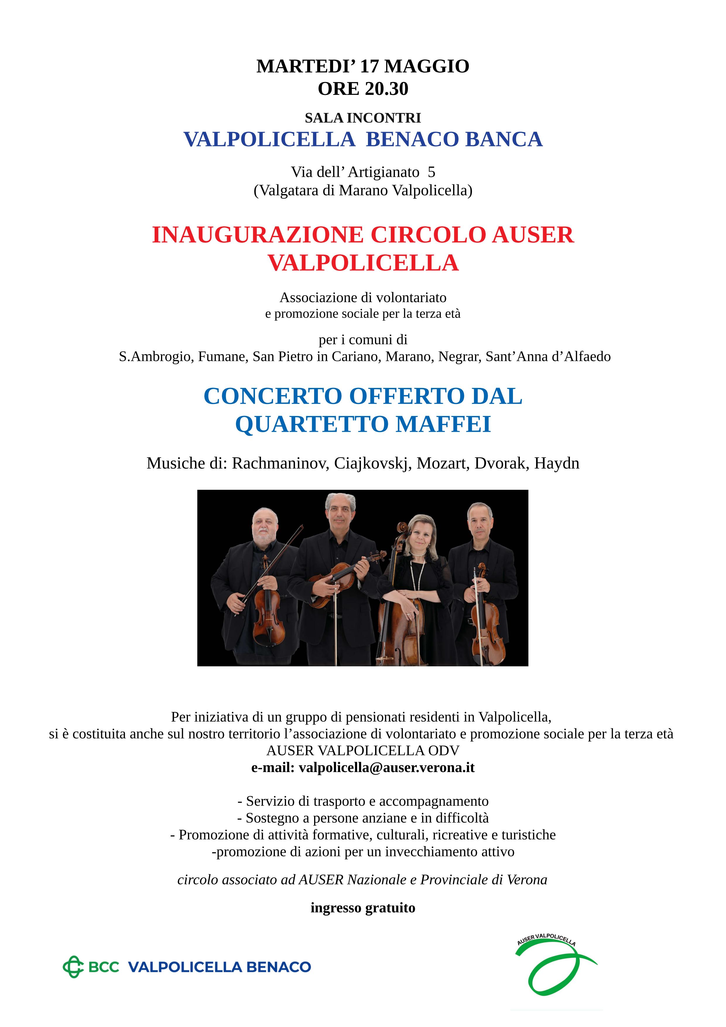 Inaugurazione Circolo AUSER VALPOLICELLA